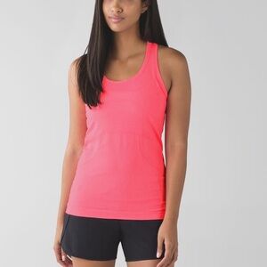 Lululemon Swiftly Tech Racerback neon pink tank (size 8)